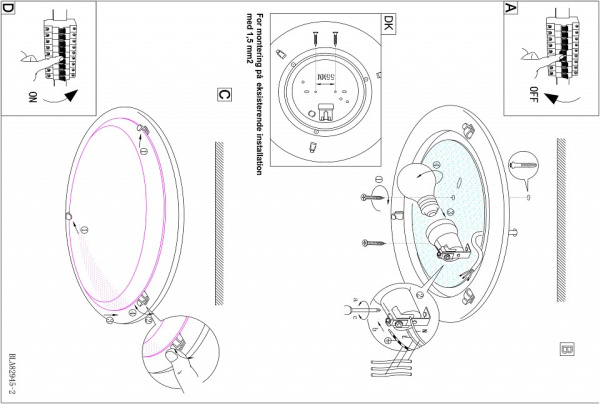 Накладной светильник Eglo Planet 1 83153