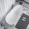 Акриловая ванна Ceruttispa Mimi CT9671 170x80 см, отдельностоящая, белый