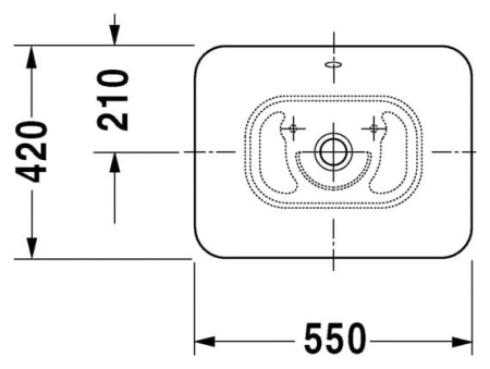 Раковина Duravit Bacino 334520000
