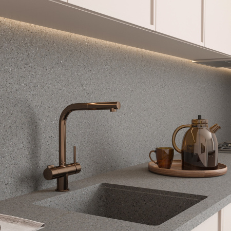 Смеситель для кухни WasserKRAFT A8997 розовое золото