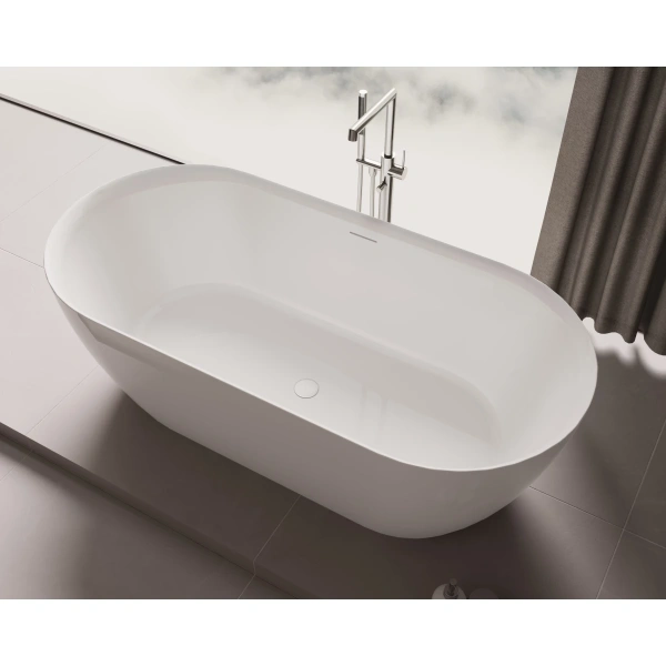 Акриловая ванна Vincea VBT-705-1800 180x80 см, отдельностоящая, белый