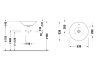 Раковина Duravit Starck 1 04085300001-WG
