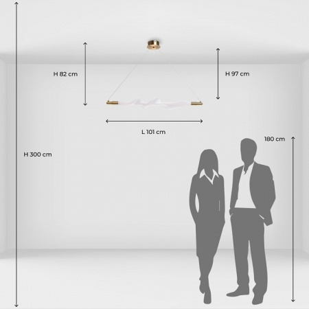 Подвесной светильник De City Мадлен 8 424017301