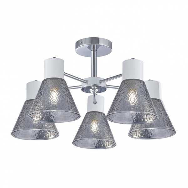 Люстра на штанге Arte Milano Napoli-322408 322408/5 CR+WH