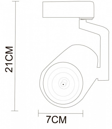 Светильник на штанге Arte Lamp Traccia A2320PL-1WH