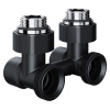 Узел нижнего подключения Royal Thermo Design угловой 1/2"х3/4" EK (черный)