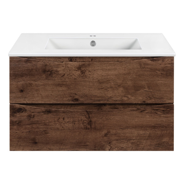 Тумба под раковину Vincea Mia 80 см VMC-2MC800RW темное дерево