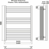 Полотенцесушитель Royal Thermo Stato П15 500х1000 белый