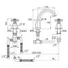 Смеситель для ванны Stella Eccelsa EC 02310 AU00 золото