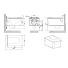 Подвесной унитаз Gessi Rettangolo 37573#518