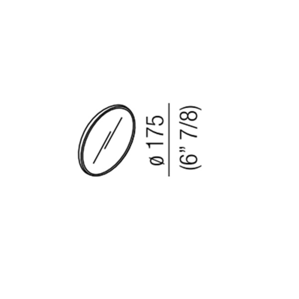 Зеркало Agape Solid 17 ASPE035S