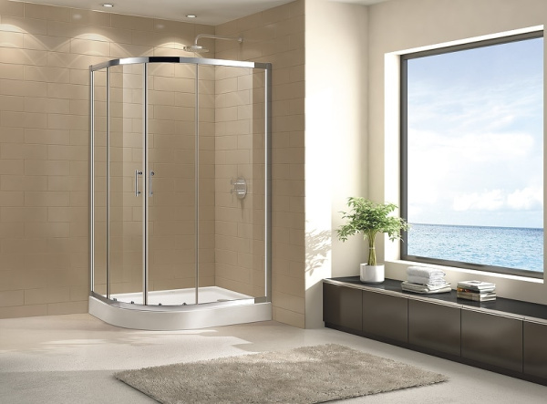 Душевой уголок Cezares Eco 120x100 ECO-O-RH-2-120/100-C-Cr