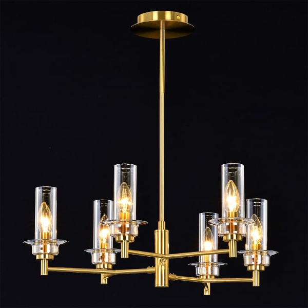 Люстра на штанге ILLUMICO IL5216 IL5216-6PLS-24 HIGHBALL