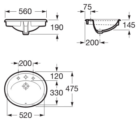 Раковина Roca Java 327863000
