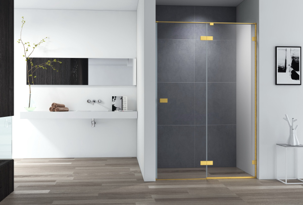 Душевая дверь Cezares Bellagio BELLAGIO-B-12-120-C-BORO золото