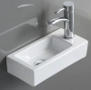 Раковина CeramaLux 9272L 36,5x18 см L, рукомойник, белый