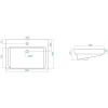 Раковина 80x48 см Акватон Тигода 1WH302084