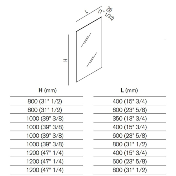 Зеркало Agape Nudo 80x80 ASPE0880O