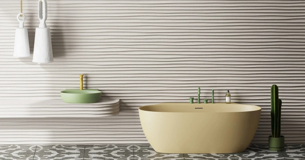 Ванна из искусственного камня Salini Alda Wall 170x90 101925MF покраска по RAL полностью