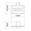 Мыльница WasserKraft K-5069WHITE