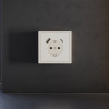 Накладка для розетки с заземлением и со шторками и 2хUSB type A и C Voltum S70 VLS001013