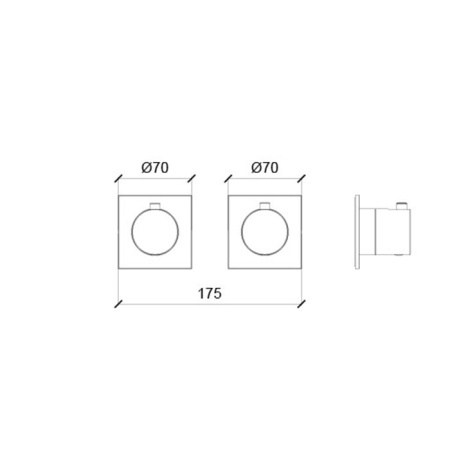 Смеситель для душа Almar Modular E180182.316 сталь