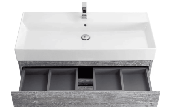 Тумба под раковину Cezares Molvenio 46 100 MOLVENO 46-100-2C-SO-LG серое дерево