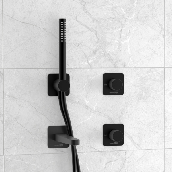Душевой комплект WasserKRAFT Fulda A5251.299.301.302.242.217 черный