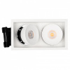Встраиваемый светильник Arlight CL-SIMPLE-S148x80-2x9W Warm3000 (WH 45 deg) 026876
