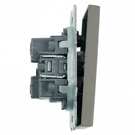 Переключатель перекрестный одноклавишный Stekker Эмили 49919