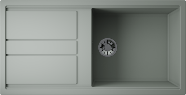 Кухонная мойка Omoikiri Kitagawa 100 4993251 зеленый ветер