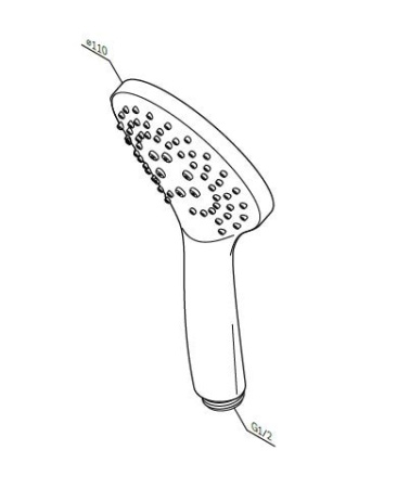 Душевая лейка AM.PM Gem F0290064