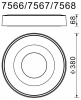Накладной светильник Mantra Coin 7568