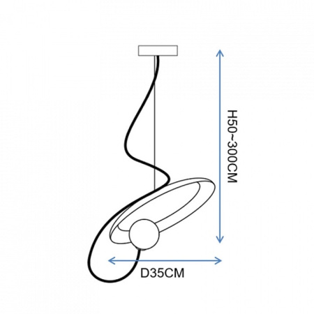 Подвесной светильник Imperiumloft MARGOTT Black margott01