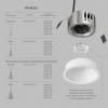 Встраиваемый светильник Denkirs SHINE GLOW DK2431-WH