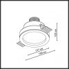 Встраиваемый светильник Odeon Light HIGHTECH 7168/7CL
