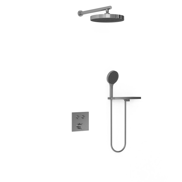 Душевой комплект Vincea Inspire VSFW-4I212RGM вороненная сталь