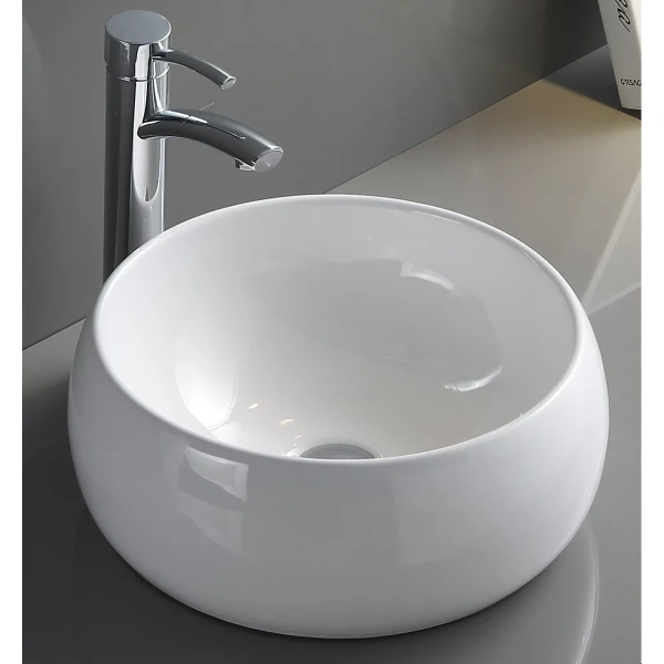 Раковина-чаша CeramaLux 5004 40x40 см, накладная, белый