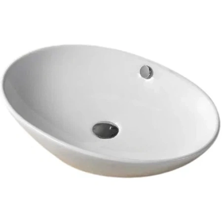 Раковина-чаша CeramaLux D1104 63x41,5 см, накладная, белый
