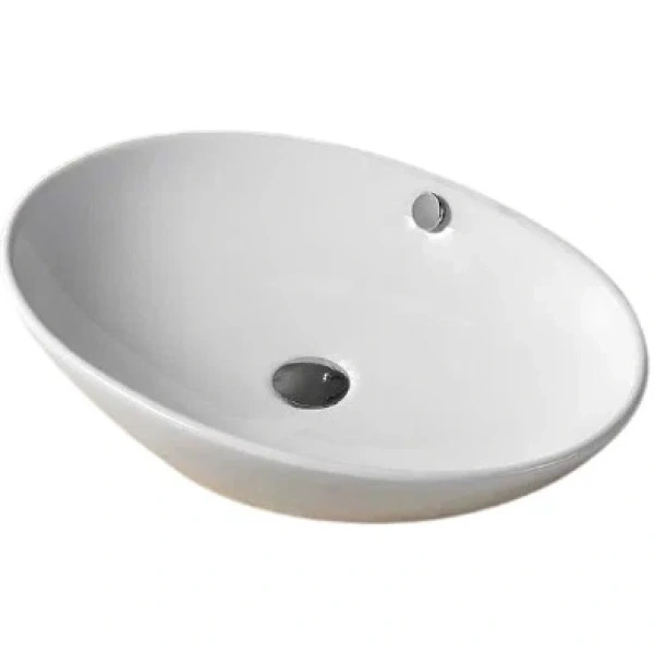 Раковина-чаша CeramaLux D1104 63x41,5 см, накладная, белый