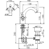 Смеситель для раковины Huber Victorian VT00051021