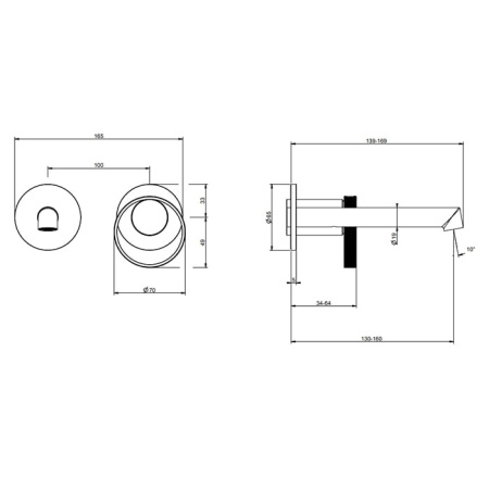 Смеситель для раковины Gessi Anello 63381#031