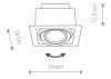 Встраиваемый светильник Nowodvorski Downlight 9571