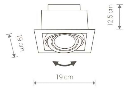 Встраиваемый светильник Nowodvorski Downlight 9571