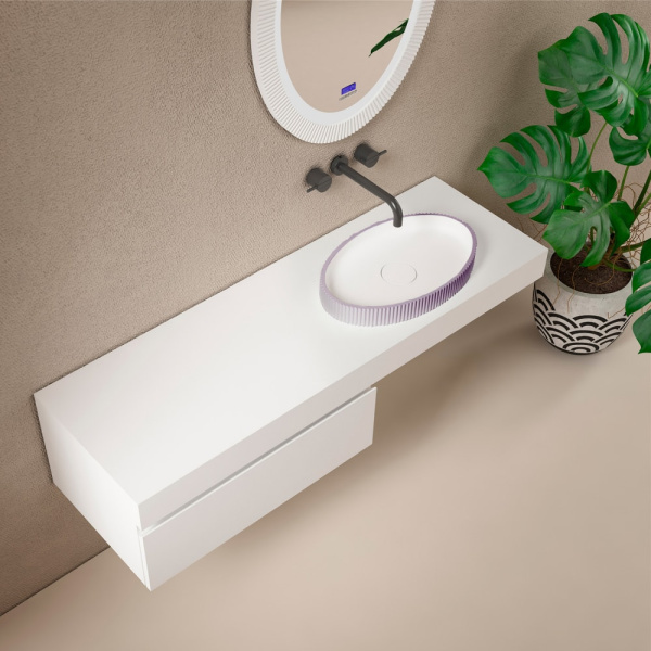 Раковина Abber Stein AS2603Violett фиолетовая