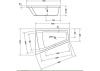 Акриловая ванна Duravit Paiova 170x130 700214000000000