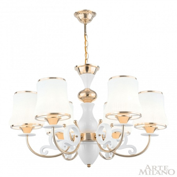 Подвесная люстра Arte Milano Florentia-1097 301097/6 Wh/Gd