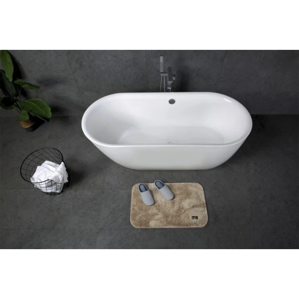 Акриловая ванна BelBagno BB203-1800-830 180x82 см, отдельностоящая, белый