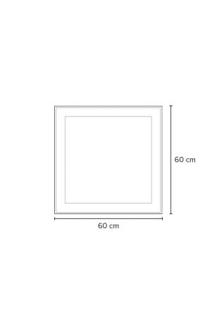 Зеркало Bagno Piu Fit 60X60 белое