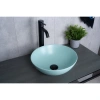 Раковина-чаша GID 9081tifm 36x36 см, накладная, бирюзовый матовый